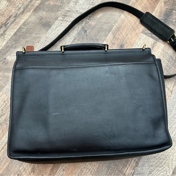 Vintage Coach 5266 Beekman Black Leather Briefcase - Picture 3 of 17